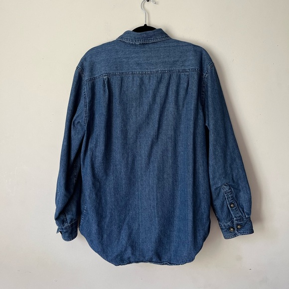 *SOLD* Denim fleece lined jacket - Picture 2 of 8